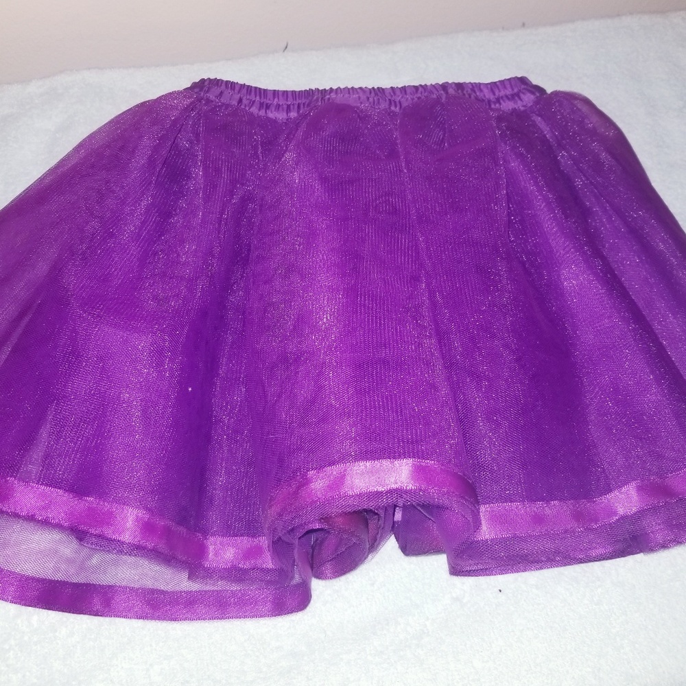 Gymboree girls lined sheer tulle tutu skirt